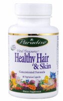 Paradise Herbs Vital Treasures Healthy Hair & Skin Vegetarian Capsules Perspective: Main