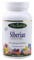 Paradise Herbs Siberian Eleuthero Root Vegetarian Capsules Perspective: Main