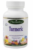Paradise Herbs Turmeric Vegetarian Capsules Perspective: Main
