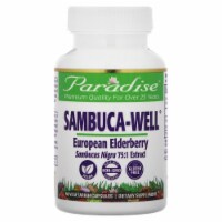 Paradise Herbs Sambuca-Well Elderberry Extract Vegetarian Capsules Perspective: Main