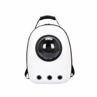 Pet Hardshell Traveling Backpack White