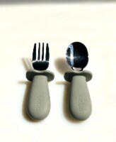 Toddler Learning Cutlery Utensils, Kids Silverware with Silicone Handle| Toddler Utensils