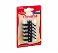 Betty Crocker Black & White Birthday Candles (Pack of 12)