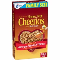 General Mills Honey Nut Cheerios Family Size Cereal, 18.8 oz