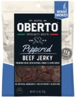Oberto Peppered Natural Style Beef Jerky 2.7oz (Pack of 4)