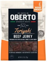 Oberto Teriyaki Natural Style Beef Jerky 2.7 oz (Pack of 2)