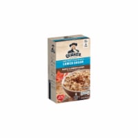 Quaker Lower Sugar Instant Oatmeal, Maple Brown Sugar, 1.19oz Packets (Pack of 8)