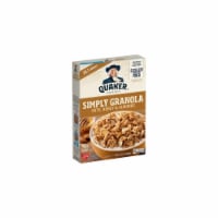 Quaker Simply Granola, Oats, Honey, & Almonds, 24.1oz Box (Pack of 10)