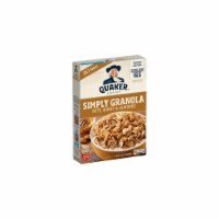 Quaker Simply Granola, Oats, Honey, & Almonds, 24.1oz Box (Pack of 14)