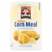 Quaker Yellow Enriched and Degerminated Corn Meal, 24 Oz Canister (Pack of 20)