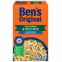 BEN S ORIGINAL Long Grain Rice and Wild Rice Fast Cook Rice 6.2 OZ Box (Pack of 14)