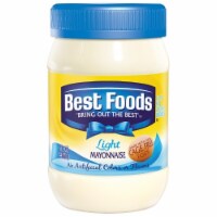 Best Foods Light Mayonnaise Cage Free Eggs 15 Oz (Pack of 24)