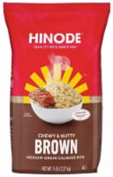 Hinode Rice, Rice Brown Calrose, 80 Ounce (Pack of 10)