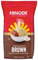 Hinode Rice, Rice Brown Calrose, 80 Ounce (Pack of 20)