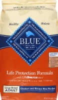 Blue Buffalo Adult Dry Dog Food, Chicken and Brown Rice, 24 Lbs Bag (Pack of 4)