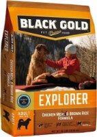 Black Gold Explorer Dry Dog Food for Adult Dogs, (Pack of 48)