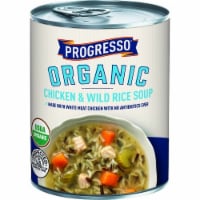 Progresso Organic Chicken and Wild Rice Soup, 14 Oz (Pack of 48)