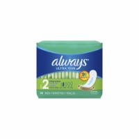 Always Ultra Thin Long Super Pads, 20-Count (Pack of 18)