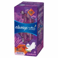 Always Radiant Pads Overnight Absorbency Scented Size 4 (Pack of 14)