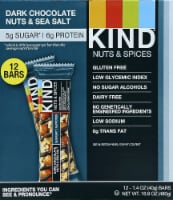 KIND Nuts and Sea Salt Low Carb Nutritional Snack Bar (Pack of 10)