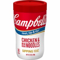 Campbell's Chicken and Mini Round Noodles Sipping Soup (Pack of 2)