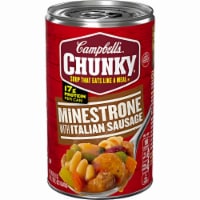 Campbell's Chunky Soup Sausage Minestrone - 18.8oz (Pack of 20)