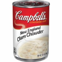 Campbell's Condensed New England Clam Chowder Soup 10.5oz (Pack of 18)