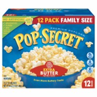 Pop Secret Popcorn, Extra Butter, Microwave Bags (Pack of 2)