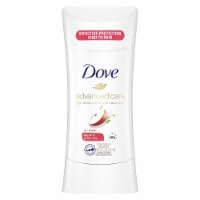 Dove Advanced Care Antiperspirant Deodorant Stick for Women, Apple & White Tea (Pack of 4)