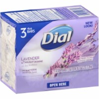 Dial Antibacterial Deodorant Soap Lavender & Twilight Jasmine (Pack of 3) Perspective: Main