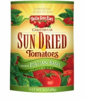 Bella Sun Luci: Sun Dried Tomatoes with Italian Basil Julienne Cut, 3 Oz (Pack of 20)