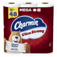 Charmin Ultra Strong Toilet Paper 12 Mega Rolls, 242 Sheets Per Roll (Pack of 8)