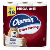 Charmin Ultra Strong Toilet Paper 12 Mega Rolls, 242 Sheets Per Roll (Pack of 48)