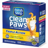 Fresh step clean paws triple on sale action low tracking cat litter