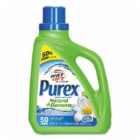 PUREX Ultra Natural Elements HE Liquid Detergent, Linen & Lilies, 75oz Bottle, (Pack of 32)