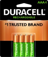 Duracell Rechargeable AAA Batteries, 4 Count Pack, Triple A Battery (Pack of 6) Perspective: Main