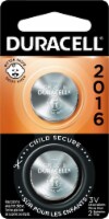 Duracell CR2016 3V Lithium Battery, Bitter Coating Discourages Swallowing (Pack of 2)