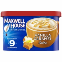 Maxwell House International Vanilla Caramel Latte Cafe Style (Pack of 12) Perspective: Main