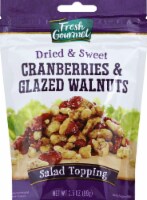 Fresh Gourmet Cranberries Glazed Walnuts (Pack of 4)
