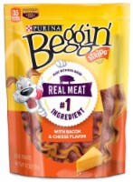 Purina Beggin Strips Dog Snacks, Bacon & Cheese (Pack of 10)