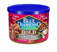 Blue Diamond Almonds Korean BBQ Flavored Snack Nuts (Pack of 6)