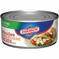 Swanson Premium White & Dark Chunk Chicken in Water (Pack of 18)