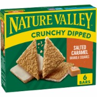 Nature Valley Crunchy Dipped Granola Bars, Salted Caramel, (Pack of 3)