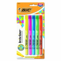 Bic Brite Liner Chisel Tip Highlighter Assorted Colors (Pack of 6) Perspective: Main