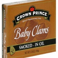 Crown Prince Smoked Baby Clams (Pack of 24)