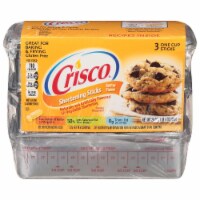 Crisco Butter Flavor Shortening Sticks, 20 Ounce, 3 Sticks (Pack of 3)