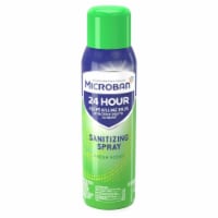 Microban 24 Hour Disinfectant Sanitizing Spray, Fresh Scent, 15 fl oz (Pack of 8)