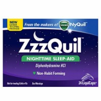 Vicks ZzzQuil Nighttime Sleep-Aid Liquicaps (Pack of 48)