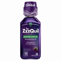 Vicks ZzzQuil Nighttime Sleep Aid, Warming Berry Liquid (Pack of 24)