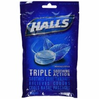 Halls Drops, Menthol-Lyptus (Pack of 14) Perspective: Main